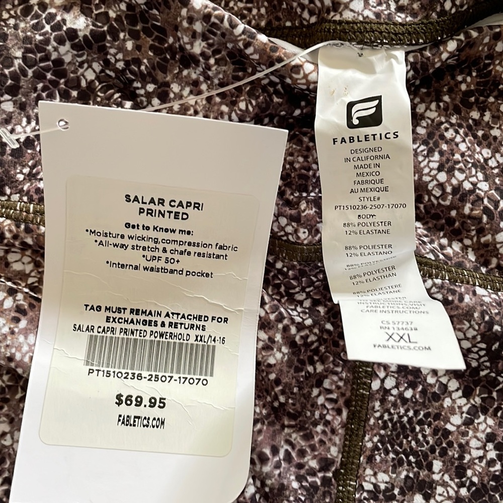 NWT Fabletics workout pants